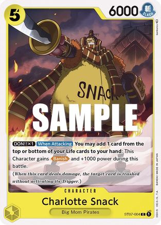 Charlotte Snack (ST07-004) - Deck de démarrage 7 : Big Mom Pirates 