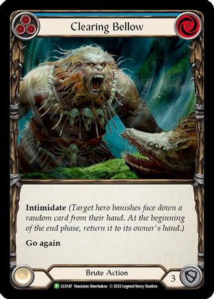 Clearing Bellow - LGS147 (LGS147) - Chair et sang : cartes promotionnelles Rainbow Foil 