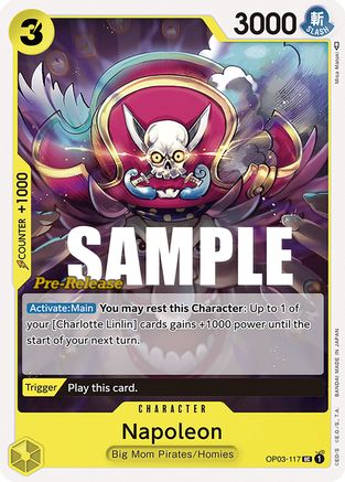 Napoléon (OP03-117) - Cartes de pré-lancement des Piliers de la Force 