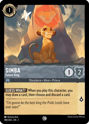 Simba - Futur Roi (188/204) - Le Premier Chapitre Cold Foil 