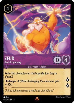 Zeus - Dieu de la Foudre (61/204) - Le Premier Chapitre 