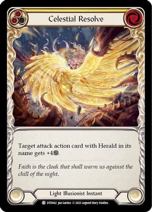 Résolution céleste (jaune) (DTD042) - Feuille arc-en-ciel Dusk till Dawn 