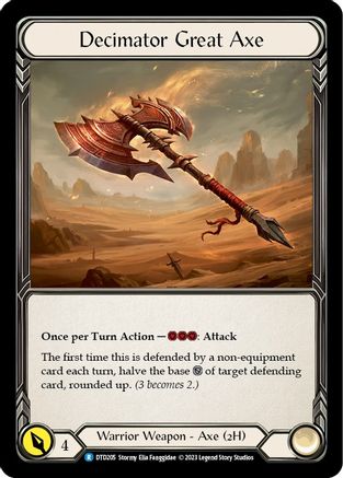 Grande Hache Décimateur (DTD205) - Dusk till Dawn 