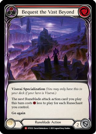 Legs du vaste au-delà (DTD212) - Feuille arc-en-ciel du crépuscule à l'aube 