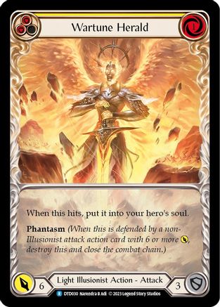 Wartune Herald (Jaune) (DTD030) - Du crépuscule à l'aube 