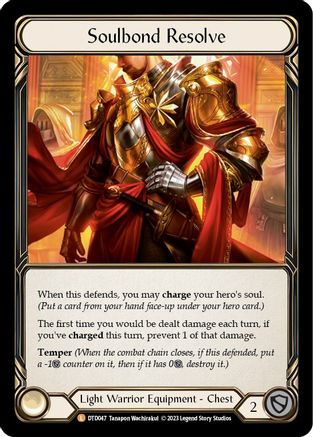 Soulbond Resolve (DTD047) - Dusk till Dawn Cold Foil