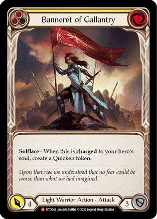 Banneret of Gallantry (DTD049) - Dusk till Dawn Rainbow Foil