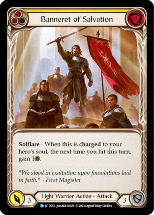 Banneret of Salvation (DTD055) - Feuille arc-en-ciel du crépuscule à l'aube 
