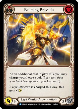 Beaming Bravado (rouge) (DTD057) - Feuille arc-en-ciel Dusk till Dawn 