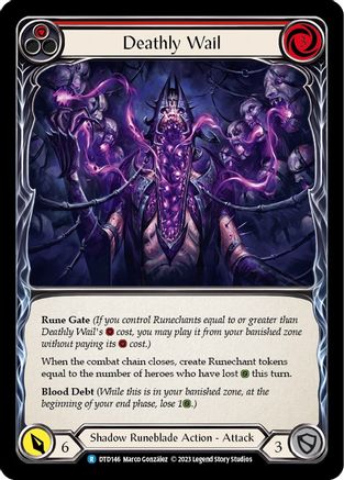 Cri de la mort (rouge) (DTD146) - Arc-en-ciel Dusk till Dawn 