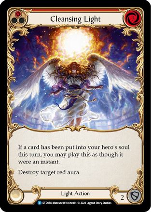 Lumière purifiante (rouge) (DTD088) - Feuille arc-en-ciel Dusk till Dawn 