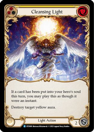 Lumière purifiante (jaune) (DTD089) - Feuille arc-en-ciel Dusk till Dawn 