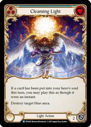 Lumière purifiante (bleue) (DTD090) - Feuille arc-en-ciel Dusk Till Dawn 