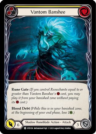 Vantom Banshee (jaune) (DTD156) - Feuille arc-en-ciel Dusk till Dawn 