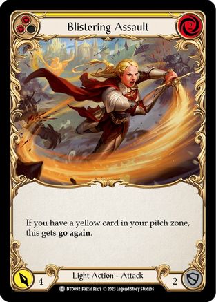 Blistering Assault (jaune) (DTD092) - Arc-en-ciel Dusk till Dawn 
