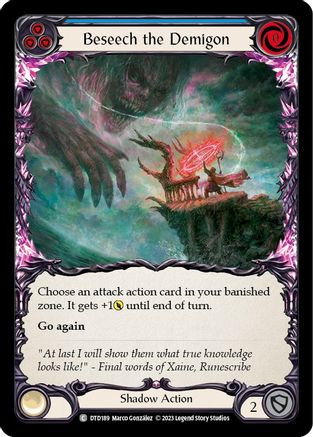 Beseech the Demigon (Bleu) (DTD189) - Arc-en-ciel Dusk till Dawn 