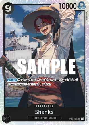 Shanks (ST08-005) - Deck de démarrage 8 : Monkey.D.Luffy Foil 