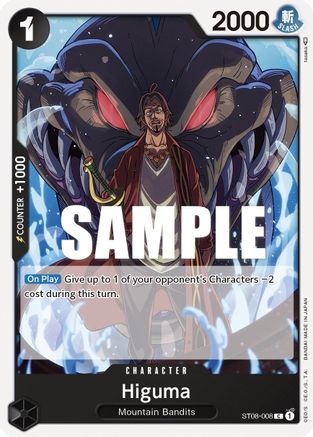 Higuma (ST08-008) - Deck de démarrage 8 : Monkey.D.Luffy 