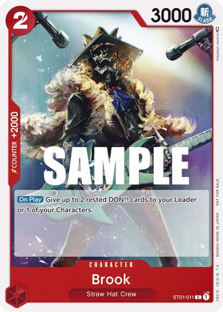 Brook (Pack Tournoi Vol. 4) (ST01-011) - Cartes promotionnelles One Piece