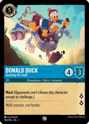 Donald Duck - Se pavaner (144/204) - Le premier chapitre Cold Foil 