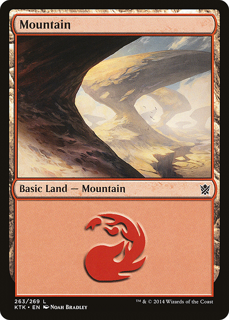Mountain (263) (KTK-263) - Khans of Tarkir Foil