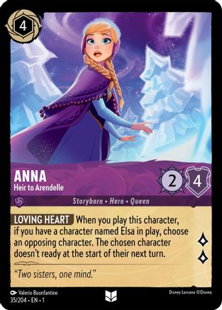 Anna - Héritière d'Arendelle (35/204) - Le premier chapitre, Cold Foil 