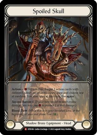Crâne gâté (Extended Art) (DTD106) - Dusk till Dawn Cold Foil 