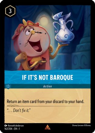 Si ce n'est pas baroque (162/204) - Le premier chapitre Cold Foil 