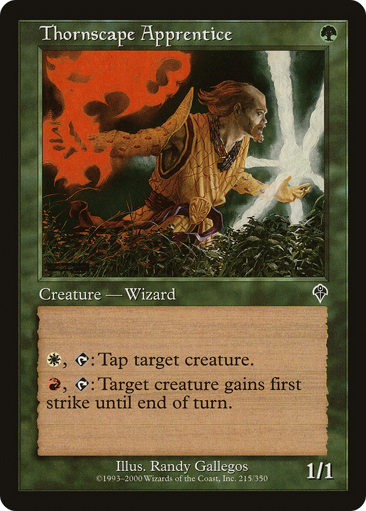 Apprenti de Thornscape (INV-215) - Invasion Foil 