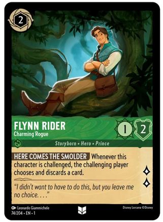 Flynn Rider - Charming Rogue (74/204) - Le premier chapitre Cold Foil 