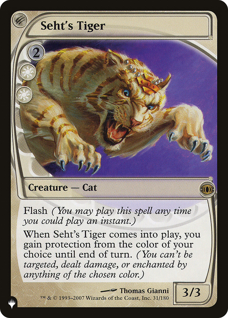 Seht's Tiger (LIST-FUT-31) - The List