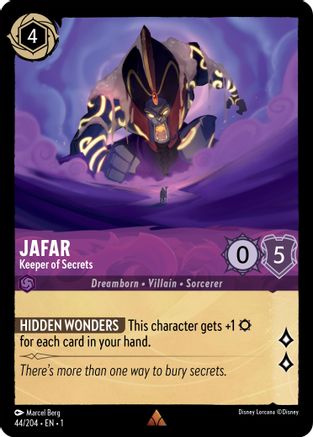Jafar - Gardien des secrets (44/204) - Le premier chapitre Cold Foil 