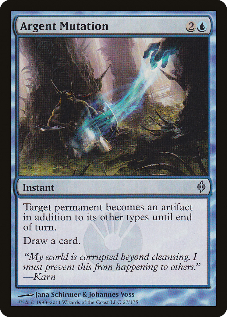 Argent Mutation (NPH-027) - Nouvelle Phyrexia Foil 
