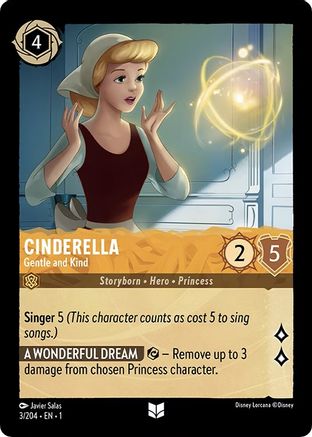 Cendrillon - Douce et gentille (3/204) - Le premier chapitre Cold Foil 