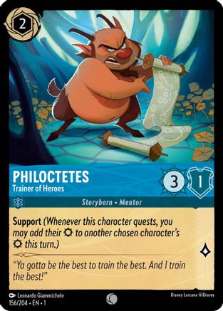 Philoctète - Dresseur de Héros (156/204) - Le Premier Chapitre Cold Foil 