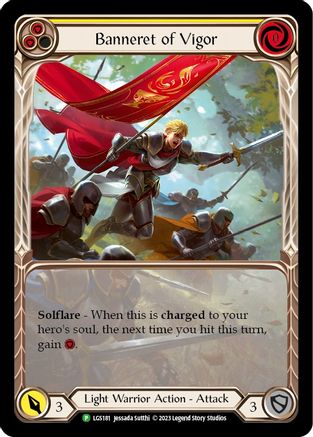Bannière de Vigueur - LGS181 (LGS181) - Chair et Sang : Cartes promotionnelles Rainbow Foil 