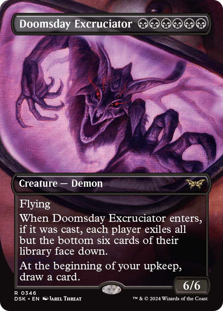 Doomsday Excruciator (Borderless) (DSK-346) - Duskmourn: House of Horror (Borderless) Foil