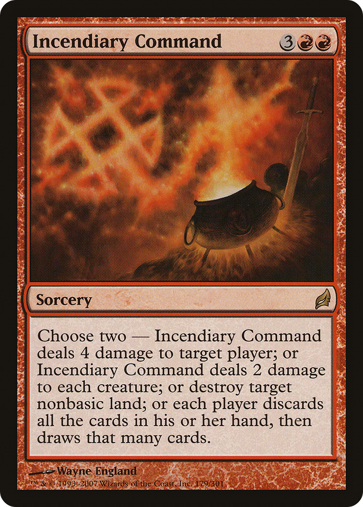 Commandement incendiaire (LRW-179) - Lorwyn 