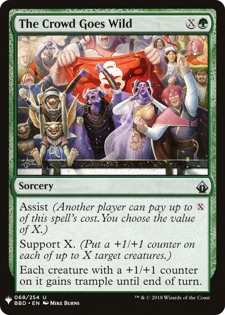 The Crowd Goes Wild (LIST-BBD-68) - The List