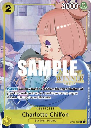 Charlotte Chiffon (Offline Regional 2023) [Gagnante] (OP03-109) - Cartes promotionnelles One Piece 