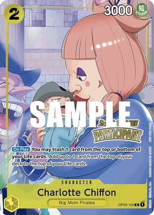Charlotte Chiffon (Offline Regional 2023) [Participant] (OP03-109) - Cartes promotionnelles One Piece Foil 
