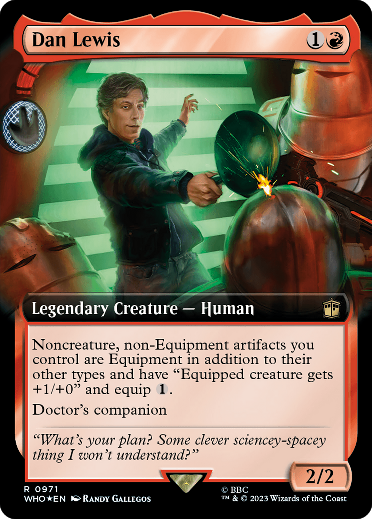 Dan Lewis (WHO-971) - Doctor Who : (Extended Art) Foil