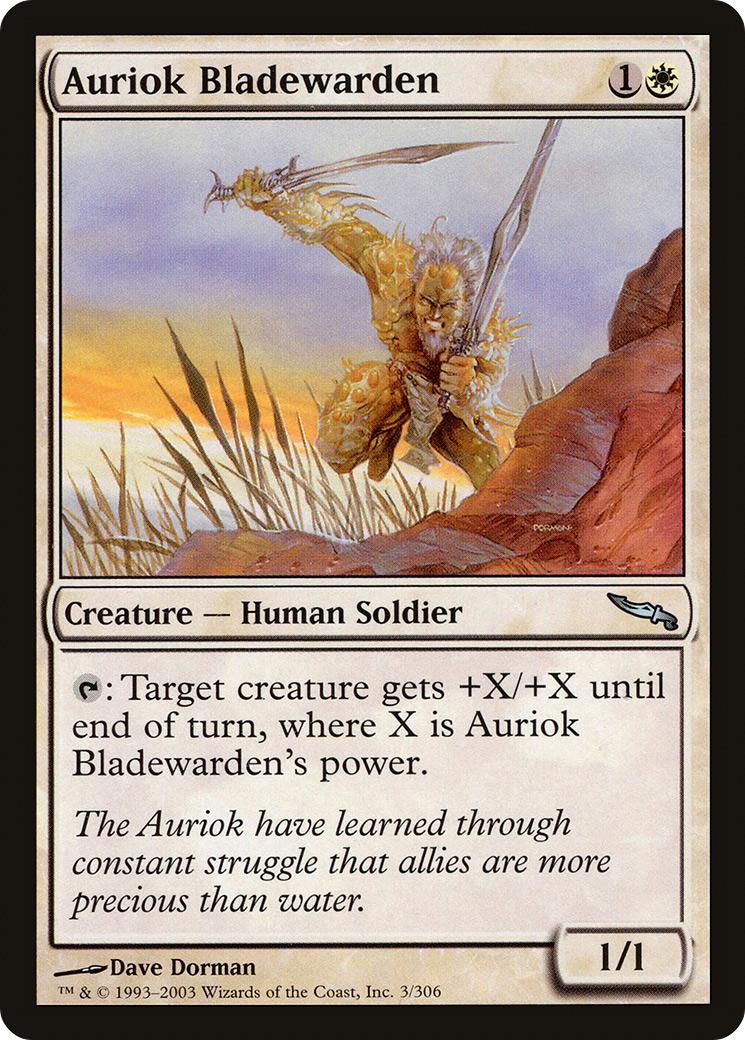 Auriok Bladewarden (MRD-003) - Mirrodin 