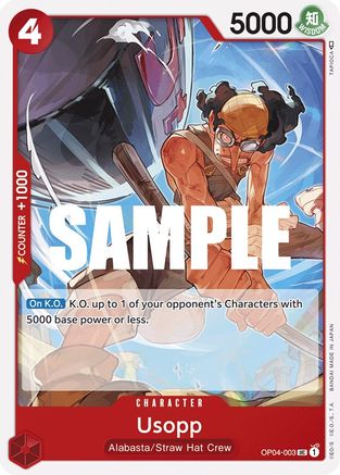 Usopp (OP04-003) - Royaumes d'intrigue 