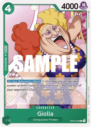 Giolla (OP04-025) - Royaumes d'intrigue 