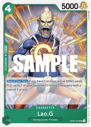Lao.G (OP04-034) - Royaumes d'intrigue 