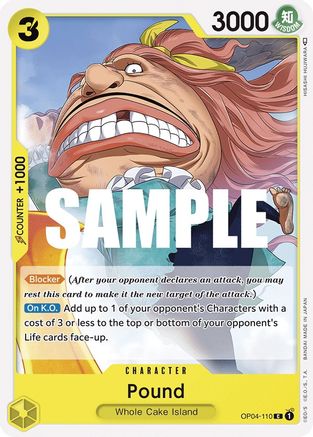 Pound (OP04-110) - Royaumes d'intrigue 