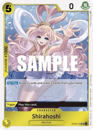 Shirahoshi (Pack Dash) (OP03-116) - Royaumes d'Intrigue Foil 
