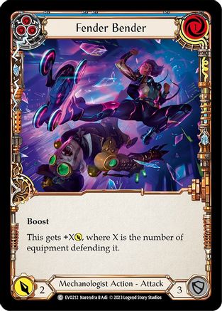 Fender Bender (Blue) (EVO212) - Bright Lights Rainbow Foil