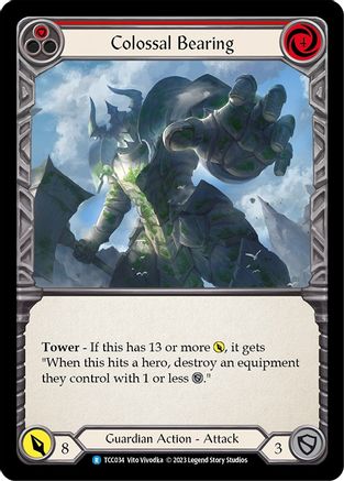 Roulement colossal (TCC034) - Tour de table : TCCxLSS 